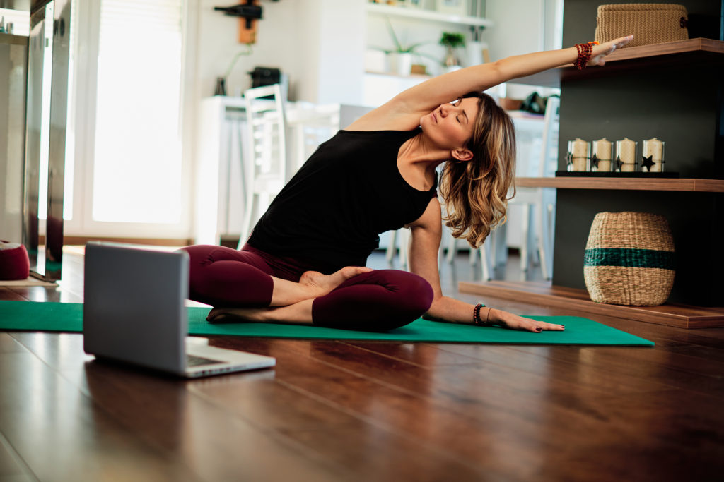 Corporate yoga, meditation